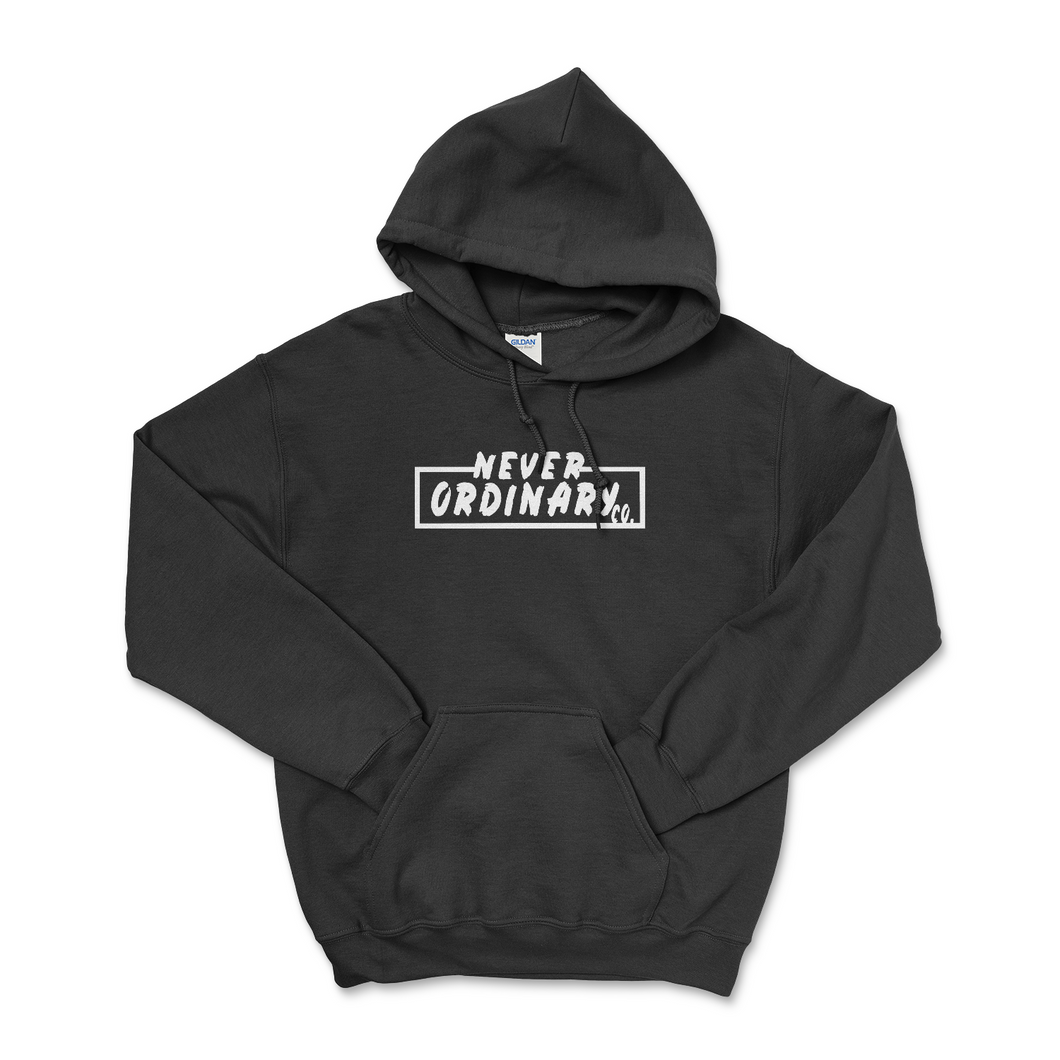 Never Ordinary Hoodie - Black